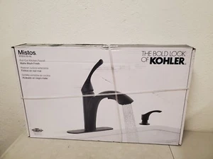 *NEW* KOHLER Mistos Kitchen Faucet Pull-Out Sprayer Matte Black (R72510-SD-BL) - Picture 1 of 3