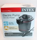 Intex Quick-Fill Air Pump Electric Outdoor Use 12 V DC Power 650 L/min Black Car