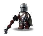 NEW LEGO Star Wars The Mandalorian Minifigure 75299 Shiny Beskar Mando 
