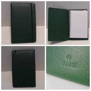 Rolex Padfolio - ROLEX Green - Authentic - Leather - RARE - BRAND NEW! - Picture 1 of 7