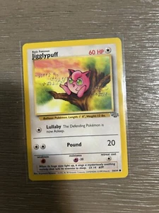 Jigglypuff 54/64 Jungle Unlimited, Light Played Good Condition - Picture 1 of 2