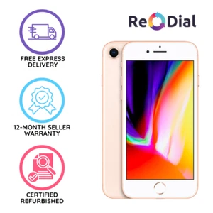 Apple iPhone 8 64GB 128GB 256GB | Unlocked | Excellent Refurbished - Picture 1 of 5
