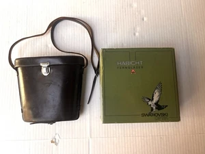 Rare Vintage Swarovski Optik Case and Box for Binoculars Made in Austria Leather - Picture 1 of 23