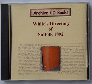 White's Directory of Suffolk 1892 - Archive CD Books - wysokiej jakości skan - Zdjęcie 1 z 4