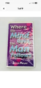 WHERE THE MIND GOES, MAN FOLLOWS JOYCE MEYER AUDIO BOOK 6 Cassettes Set - Picture 1 of 4