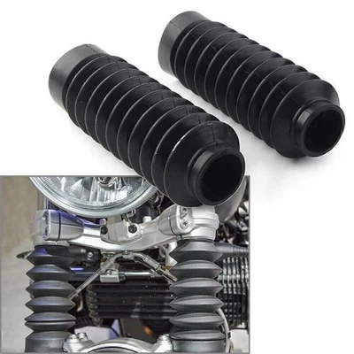 Cubierta deslizante de horquilla de goma antipolvo delantera apta para BMW R nine T Racer Pure 2014-2020 Foto 1 de 4