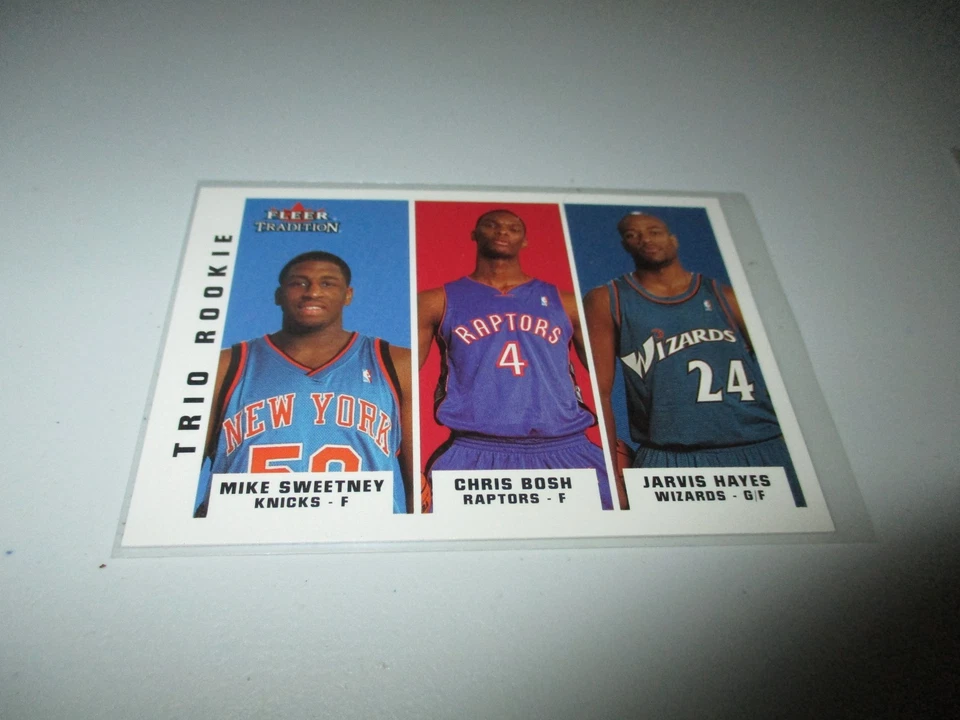 Chris Bosh/Sweeney/Hayes 2003-04 Fleer Tradition Trio Rookie RC #292 Foto 1 de 1