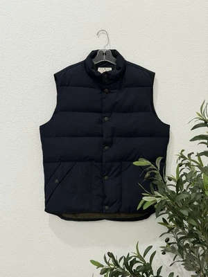 Lucky Brand Ski Puffer Vest Dark Blue Down Heavyweight Size Large - Image 1 of 4