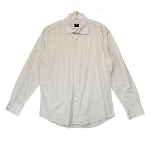 Versace Collection Shirt Men 44/17.5 XL City Striped Long Sleeve Button Up Dress - Picture 1 of 14
