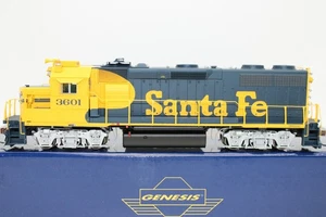 Locomotora diésel Athearn Genesis escala HO ATSF Santa Fe GP39-2 Ph 1 #3601 nueva de stock - Imagen 1 de 12