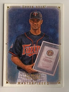 2008 Upper Deck Masterpieces #50 Joe Mauer - Picture 1 of 2