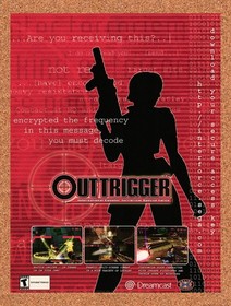 2001 Outtrigger Dreamcast Original Advertisement / Retro Promo v1