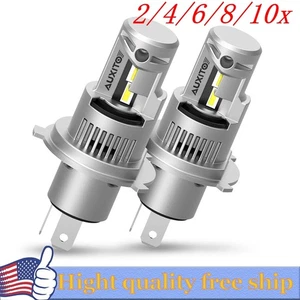 2/4X AUXITO 9003 H4 LED Headlight bulbs Kit High-Low Beam 50W 6000K White LCplus - Picture 1 of 21