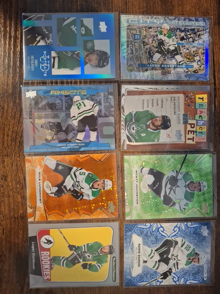 Dallas Stars Lot Of 8 Cards As Pictured **Combine Ship ** - Image 1 of 4