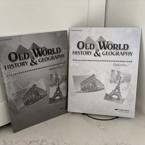 Abeka Old World History & Geography Student Quizzes + Teacher Key, 4th Edition - Picture 1 of 1