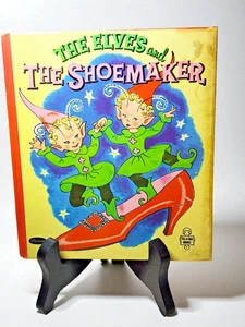 Vintage 1958 The Elves and the Shoemaker – Tell-a-Tale Book / Hilda Miloche - Picture 1 of 4