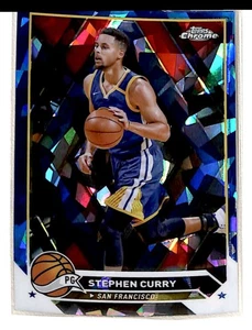 2023-24 Topps Chrome Sapphire Edition Stephen Curry Golden State Warriors #30 - Bild 1 von 2