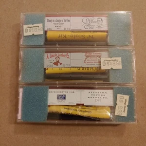 3 MDC Roundhouse N Scale 36’ Billboard Reefer & Box Cars Model Die Casting USA - Picture 1 of 6