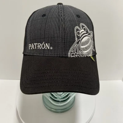 "Gorra PATRON Silver Tequila Collection bordada negra y gris, OSFM, A-Flex 21""" Foto 1 de 4
