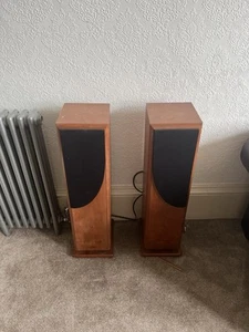 Castle Severn Mk2 Retro Floor Standing Speakers, British Made, Bi-Wire. - Picture 1 of 6