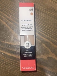 CoverGirl Outlast Extreme Wear Concealer 24Hr Full Coverage 805 Ivory - Picture 1 of 6
