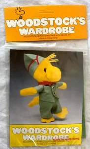 NEW VTG 1965 PEANUTS WOODSTOCK'S WARDROBE..OUTFITS..BOY SCOUTS for 9" PLUSH - Picture 1 of 2