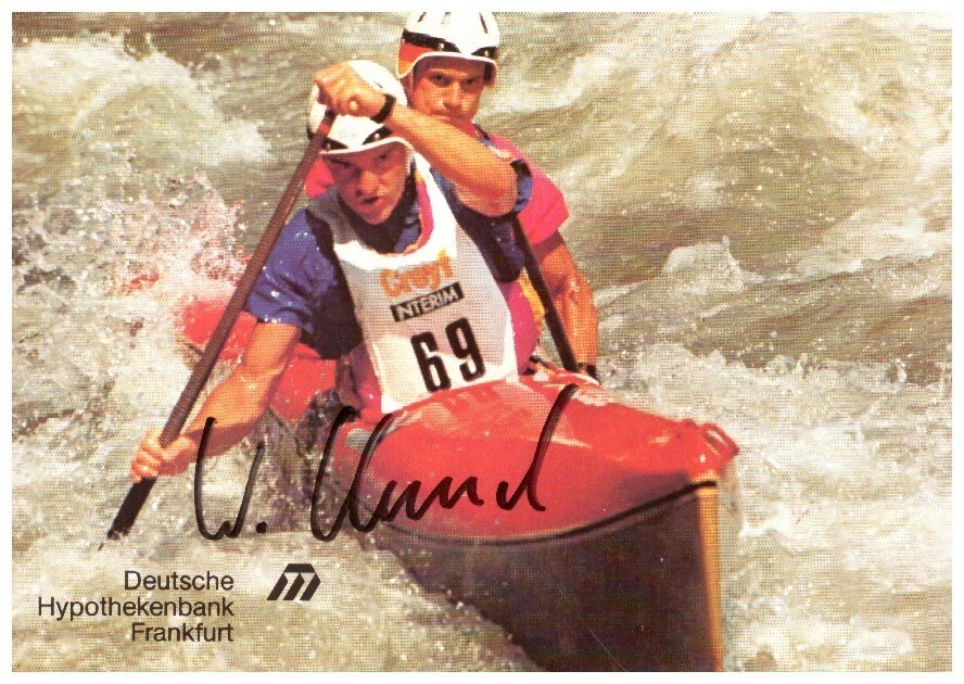 Wolfgang Kennel Kanusport (1.WM 1991) Autogrammkarte  (04.25) - Bild 1 von 1
