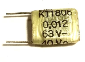 50 pezzi condensatore ERO 0.012uF 12nF 63V Roederstein F7 produzione tedesca KT1806 MKT - Foto 1 di 12
