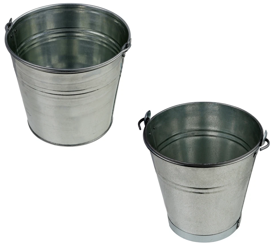 Eimer Zinkeimer Blecheimer verzinkt Wassereimer Dekoeimer 5-12 Liter Metalleimer - Bild 1 von 1
