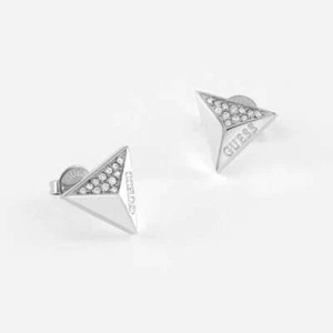 Orecchini a triangolo Guess in acciaio con zirconi JUBE70148JWRH - Foto 1 di 3