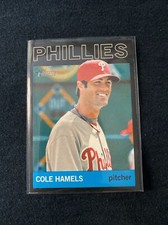 COLE HAMELS 2013 TOPPS HERITAGE HIGH NUMBERS BLACK SP CARD PHILADELPHIA PHILLIES