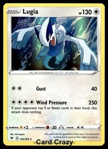 Lugia 132/185 - Vivid Voltage - Holo Rare Pokemon Card - Near Mint (NM) - Picture 1 of 1
