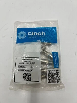 (Paquete de 5) Adaptador Cambridge de conectividad RCA F para presionar, 25-7140 Foto 1 de 4