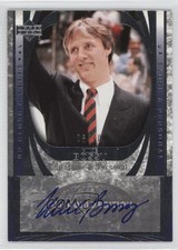 2004-05 Upper Deck All-World Edition Up Close & Personal /10 Mike Bossy Auto HOF