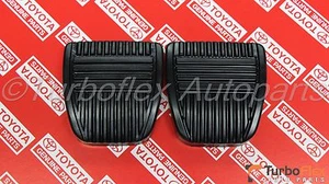 Toyota Clutch Brake Pedal Pad Set of 2 Genuine OEM 31321-14020 - Foto 1 di 3