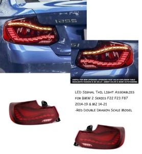 LED Signal Tail Light Assembly for BMW 2 Series F22 F23 F87 2014-19 & M2 14-21 - Bild 1 von 20