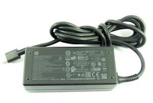 HP Chromebook 14 G5 45W 15V A/C Adapter 934739-850 - Genuine Replacement - Picture 1 of 1