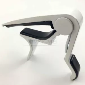 Quick Change Clamp Key Trigger Capo for Acoustic/Electric/Classic Guitar - White - Picture 1 of 1