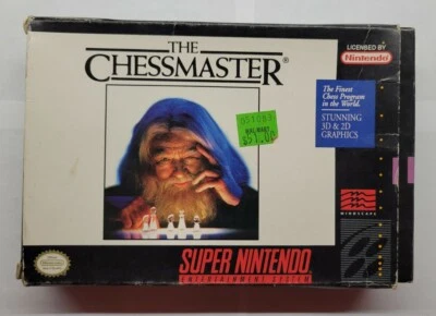 Chessmaster (Super Nintendo Entertainment System SNES, 1991) TESTED - Image 1 of 4