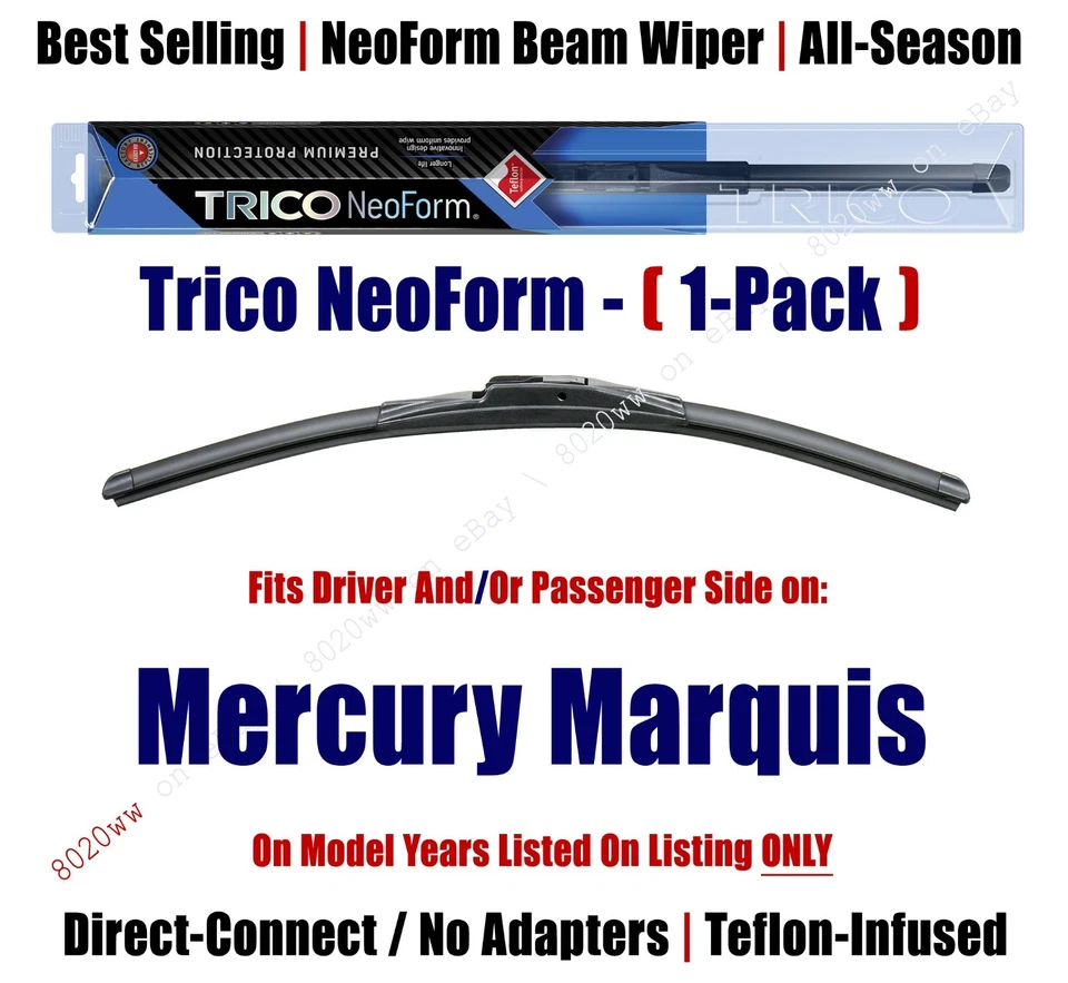 Limpiaparabrisas Super Premium NeoForm (cantidad 1) se adapta a Mercury Marquis 1971-1986 - 16180 Foto 1 de 1