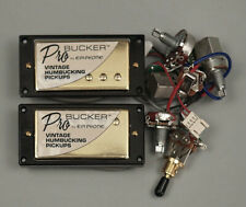 LP Gold ProBucker Humbucker Pickups w/ Wiring Harness for Epiphone Les Paul