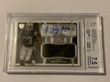 AMARI COOPER 2015 Donruss Signature Series - Rookie Jersey Auto GRADED Raiders