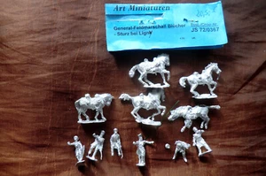 Feldmarshall Blücher caída en Ligny JS 72/0367 1:72 ART miniaturas figuras de estaño - Imagen 1 de 9