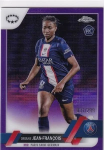 2022-23 Topps Chrome UEFA Women's Purple Pulsar #34 Oriane Jean-Francois #/299 - Bild 1 von 1