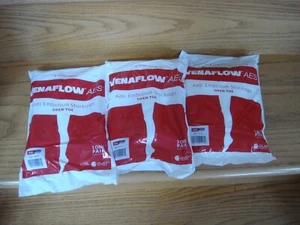 Venaflow AES Anti Embolism Stockings Open Toe White Thigh Short XL 3 Pair - Picture 1 of 11