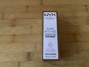 NYX Bare With Me Luminous Tinted Skin Serum UNIVERSAL MEDIUM DEEP 12.6ml BNIB - Picture 1 of 2