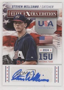 2014 Elite Extra Edition USA Baseball 15U Signatures /199 Steven Williams Auto