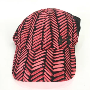 Under Armour Womens One Size Hat Fly Fast Red Black Adjustable Cap Run Heatgear - Picture 1 of 10
