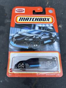 Matchbox Bugatti Divo 2018 Rare black hot wheels mattel