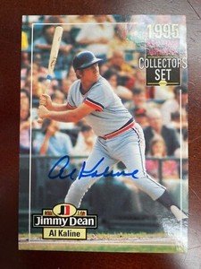 1995 Jimmy Dean Al Kaline All-Time Greats Collectors Autograph Signature Signed